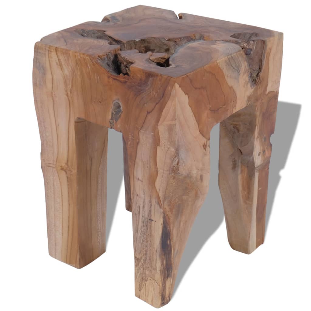 Tabouret Bois de teck massif Chaises pliantes & tabourets vidaXL   