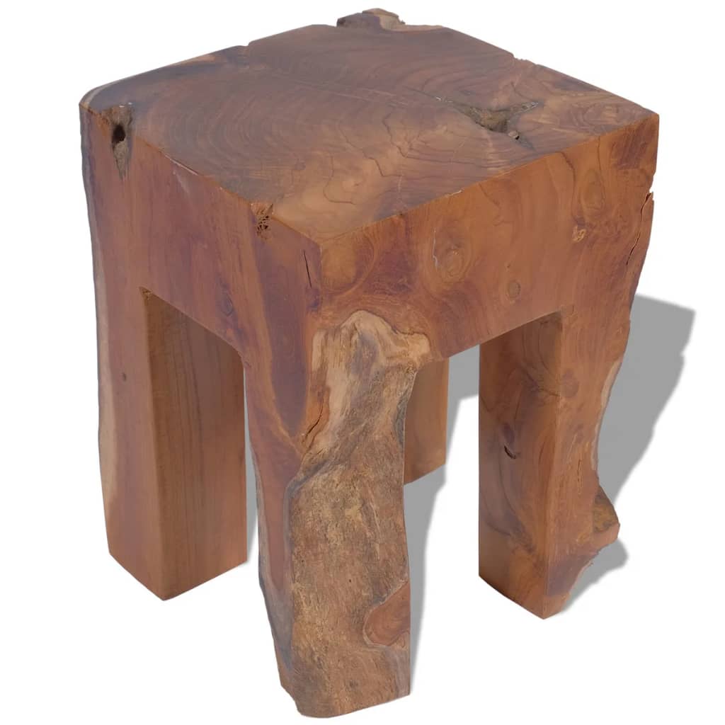 Tabouret Bois de teck massif Chaises pliantes & tabourets vidaXL   