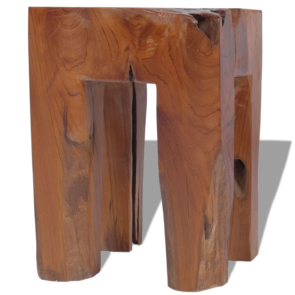 Tabouret Bois de teck massif Chaises pliantes & tabourets vidaXL   