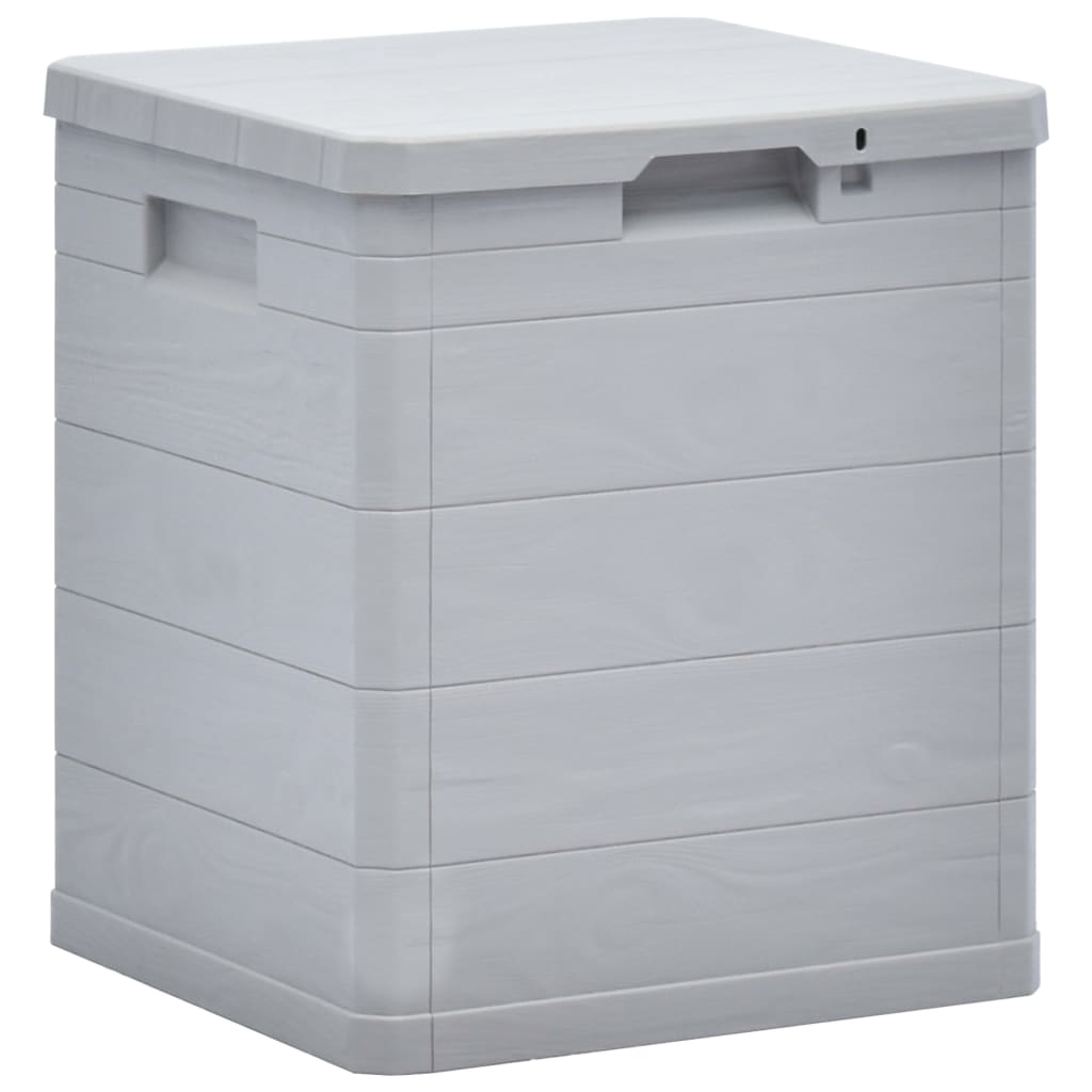 Boîte de rangement de jardin 90 L Gris clair Coffres de jardin vidaXL   