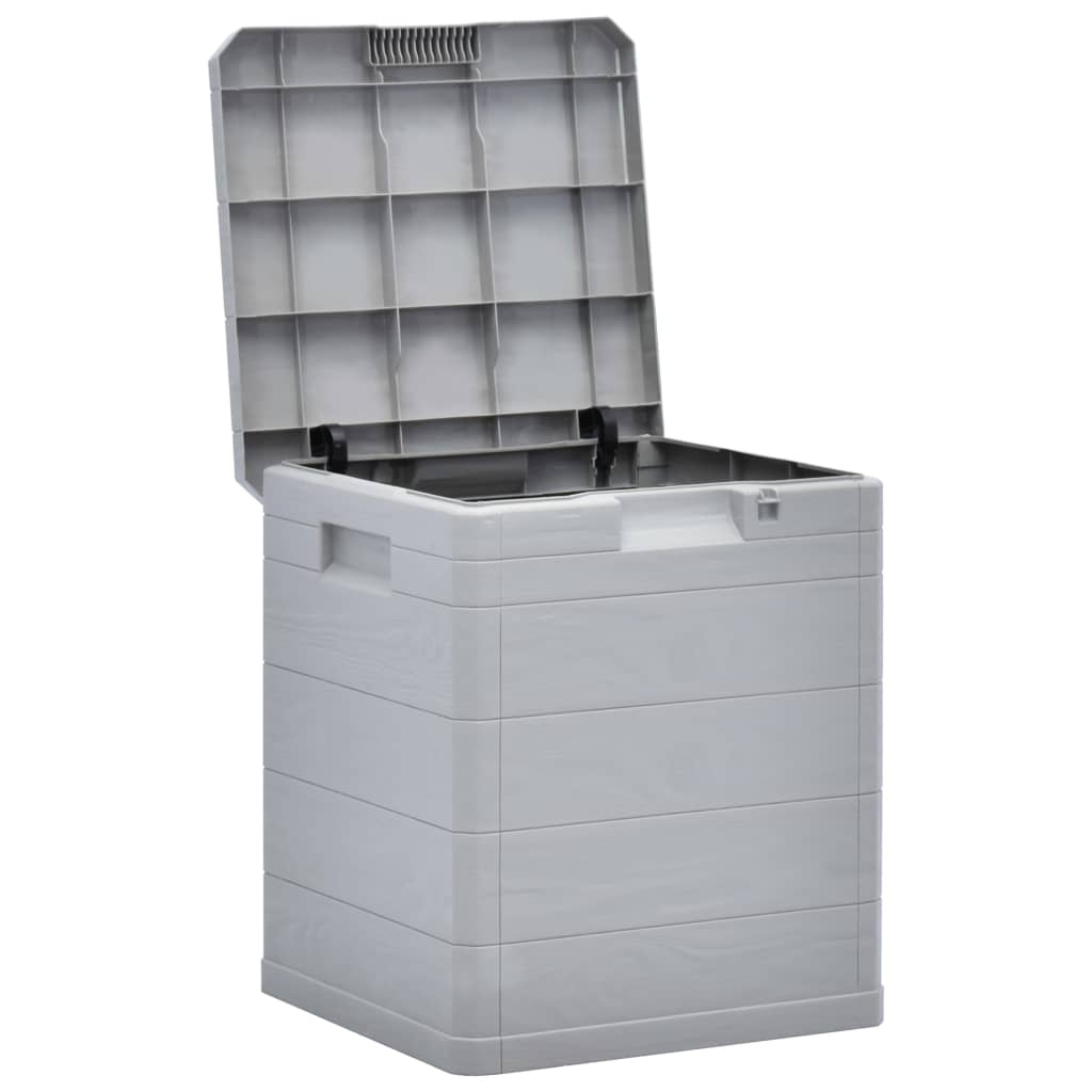 Boîte de rangement de jardin 90 L Gris clair Coffres de jardin vidaXL   