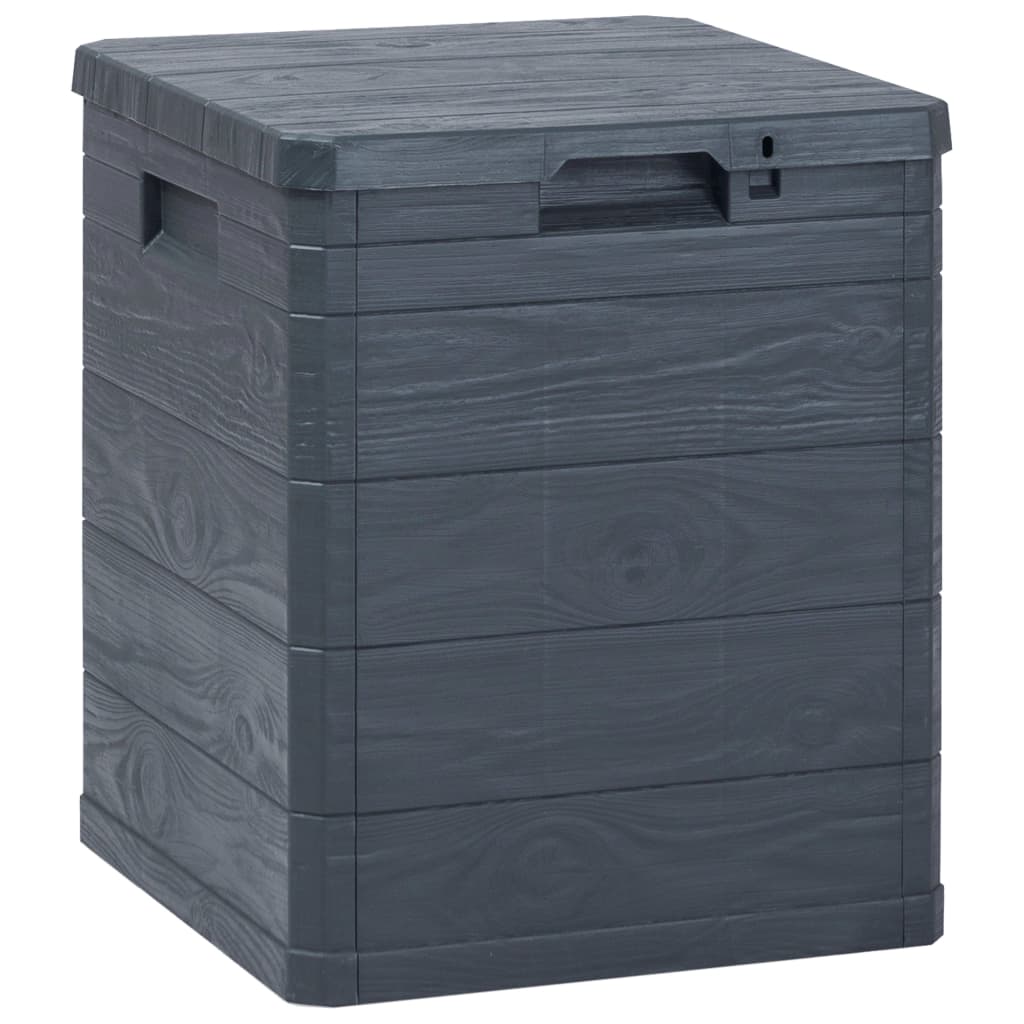 Boîte de rangement de jardin 90 L Anthracite Coffres de jardin vidaXL   