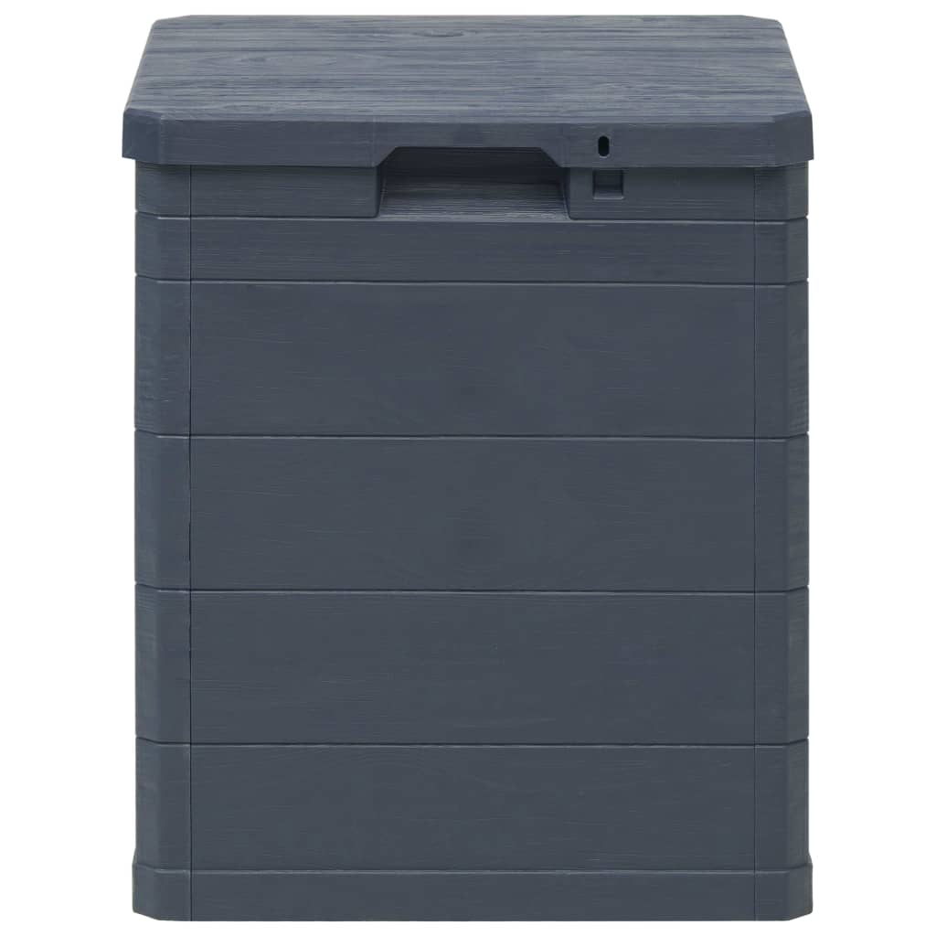 Boîte de rangement de jardin 90 L Anthracite Coffres de jardin vidaXL   