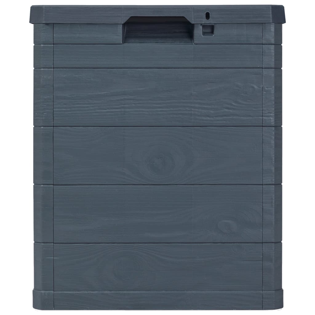 Boîte de rangement de jardin 90 L Anthracite Coffres de jardin vidaXL   