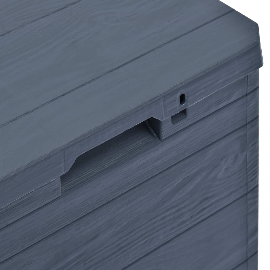 Boîte de rangement de jardin 90 L Anthracite Coffres de jardin vidaXL   