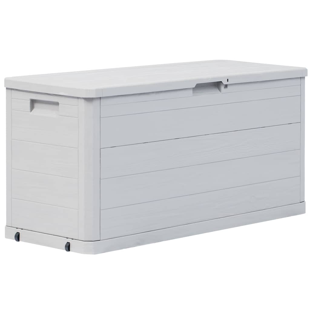 Boîte de rangement de jardin 280 L Gris clair Coffres de jardin vidaXL   