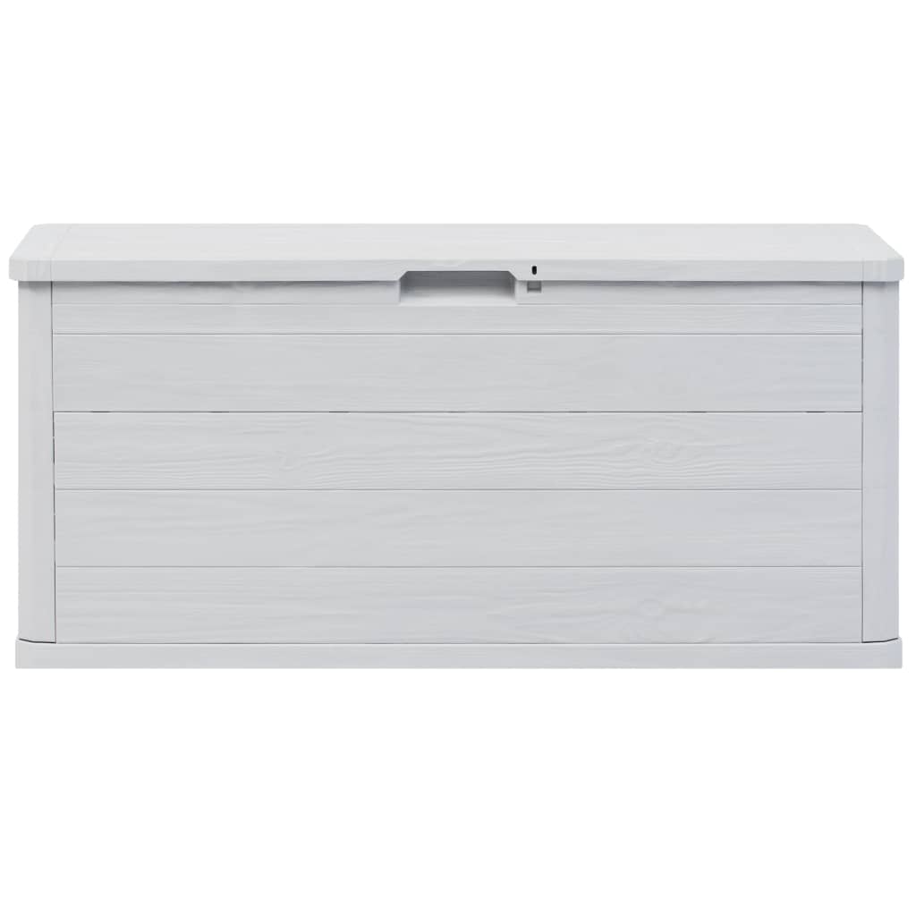 Boîte de rangement de jardin 280 L Gris clair Coffres de jardin vidaXL   