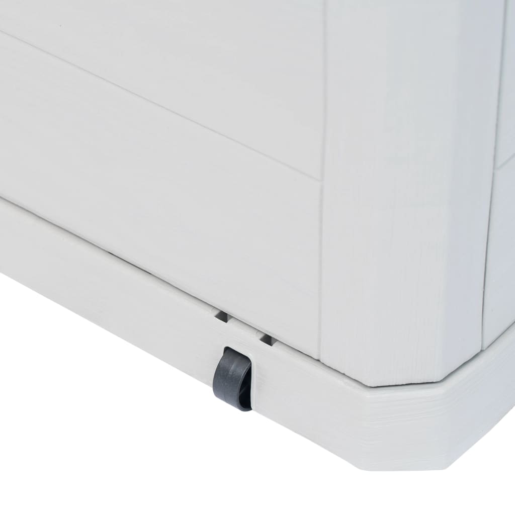 Boîte de rangement de jardin 280 L Gris clair Coffres de jardin vidaXL   