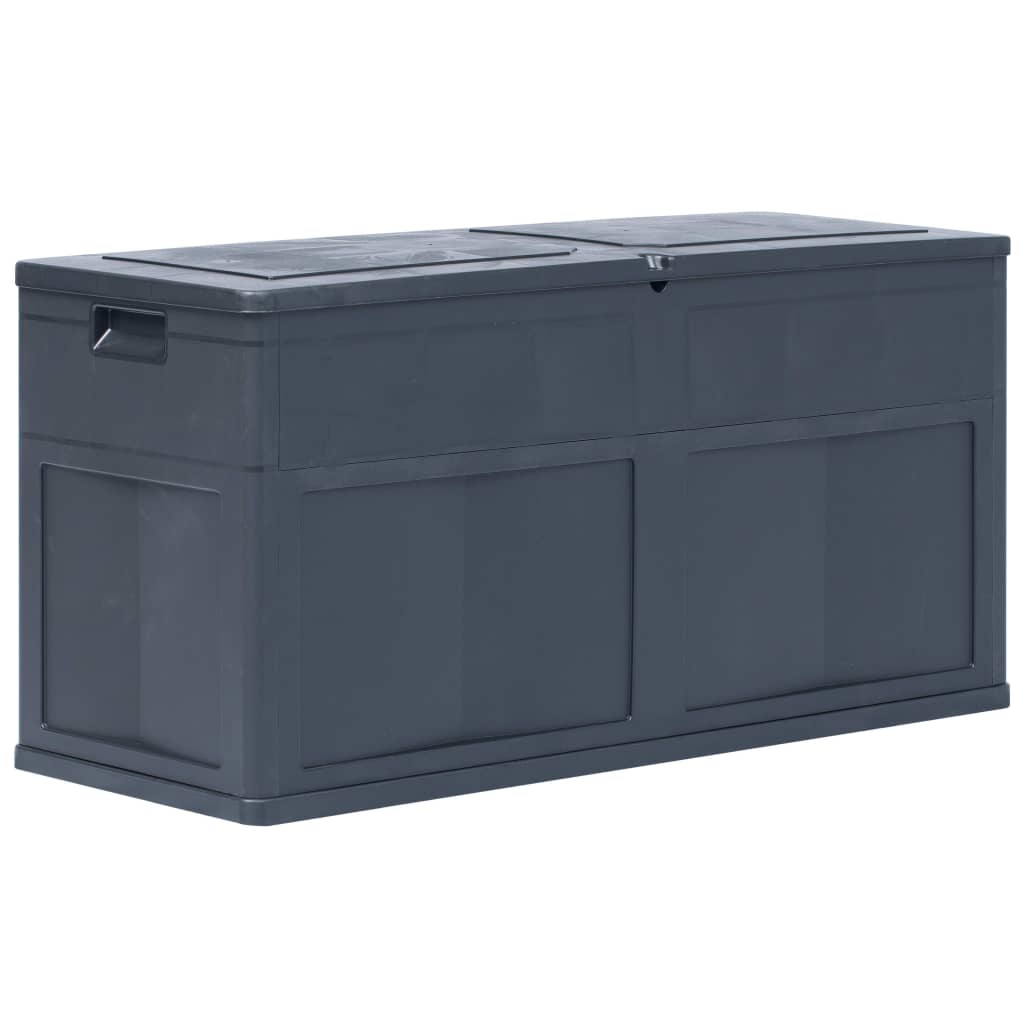 Boîte de rangement de jardin 320 L Noir Coffres de jardin vidaXL   