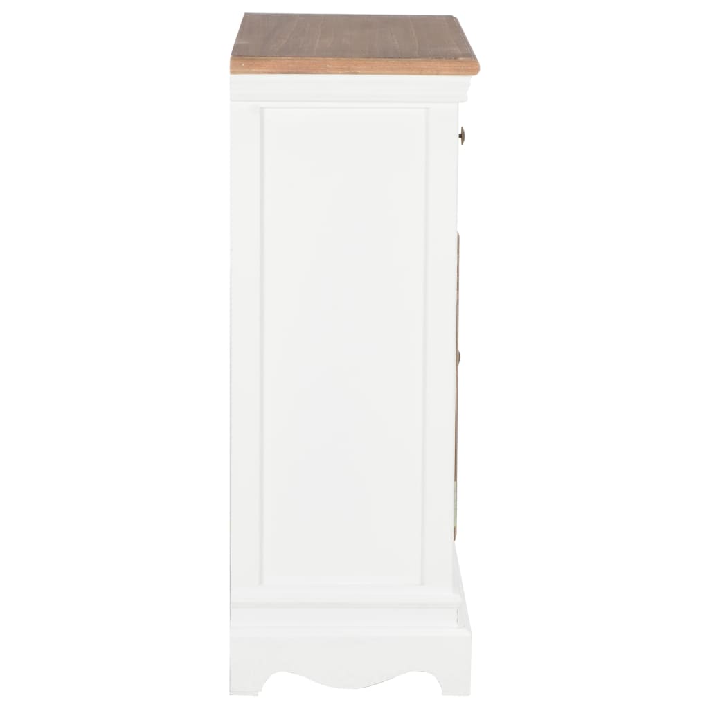 Buffet Blanc 60x30x80 cm Bois massif Buffets & bahuts vidaXL   