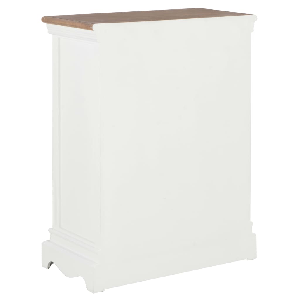 Buffet Blanc 60x30x80 cm Bois massif Buffets & bahuts vidaXL   