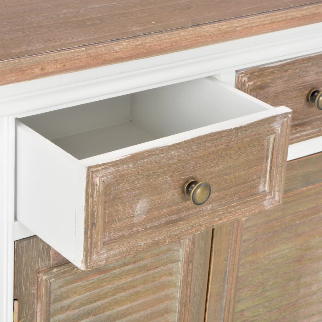 Buffet Blanc 60x30x80 cm Bois massif Buffets & bahuts vidaXL   