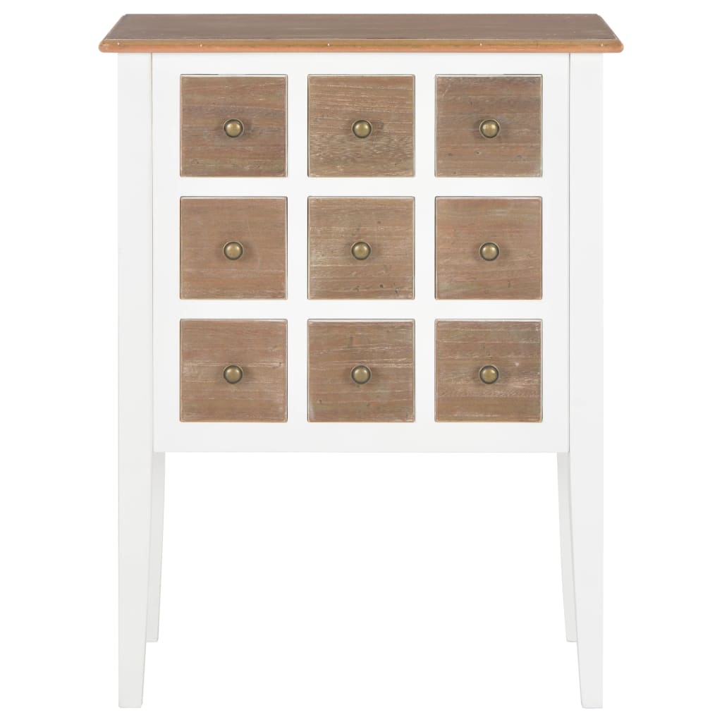 Buffet Blanc 54x30x80 cm Bois massif Buffets & bahuts vidaXL   