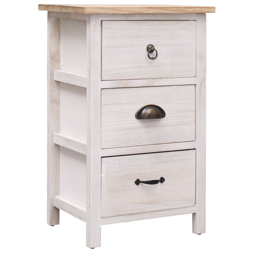 Armoire latérale 35x25x57 cm Bois de Paulownia Commodes vidaXL   