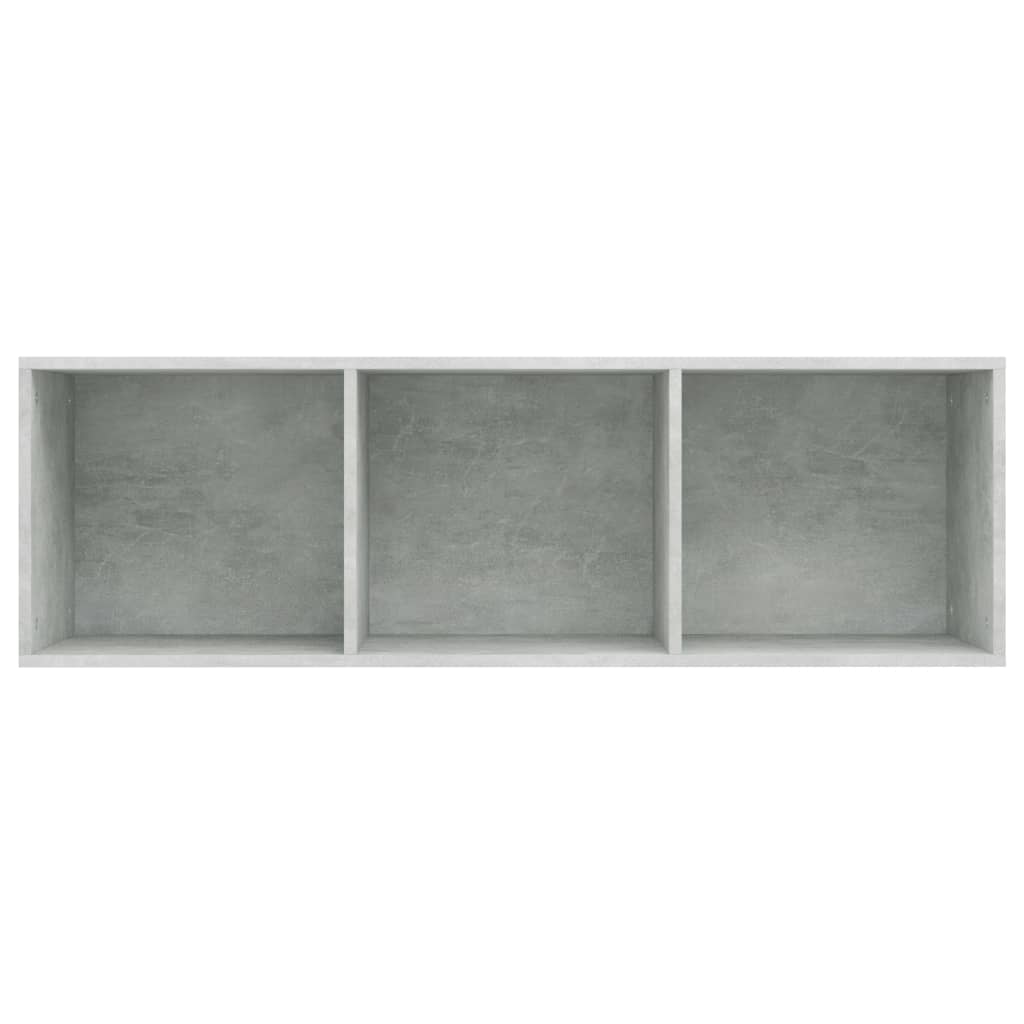 Bibliothèque/Meuble TV Gris béton 36 x 30 x 114 cm Aggloméré Bibliothèques vidaXL   