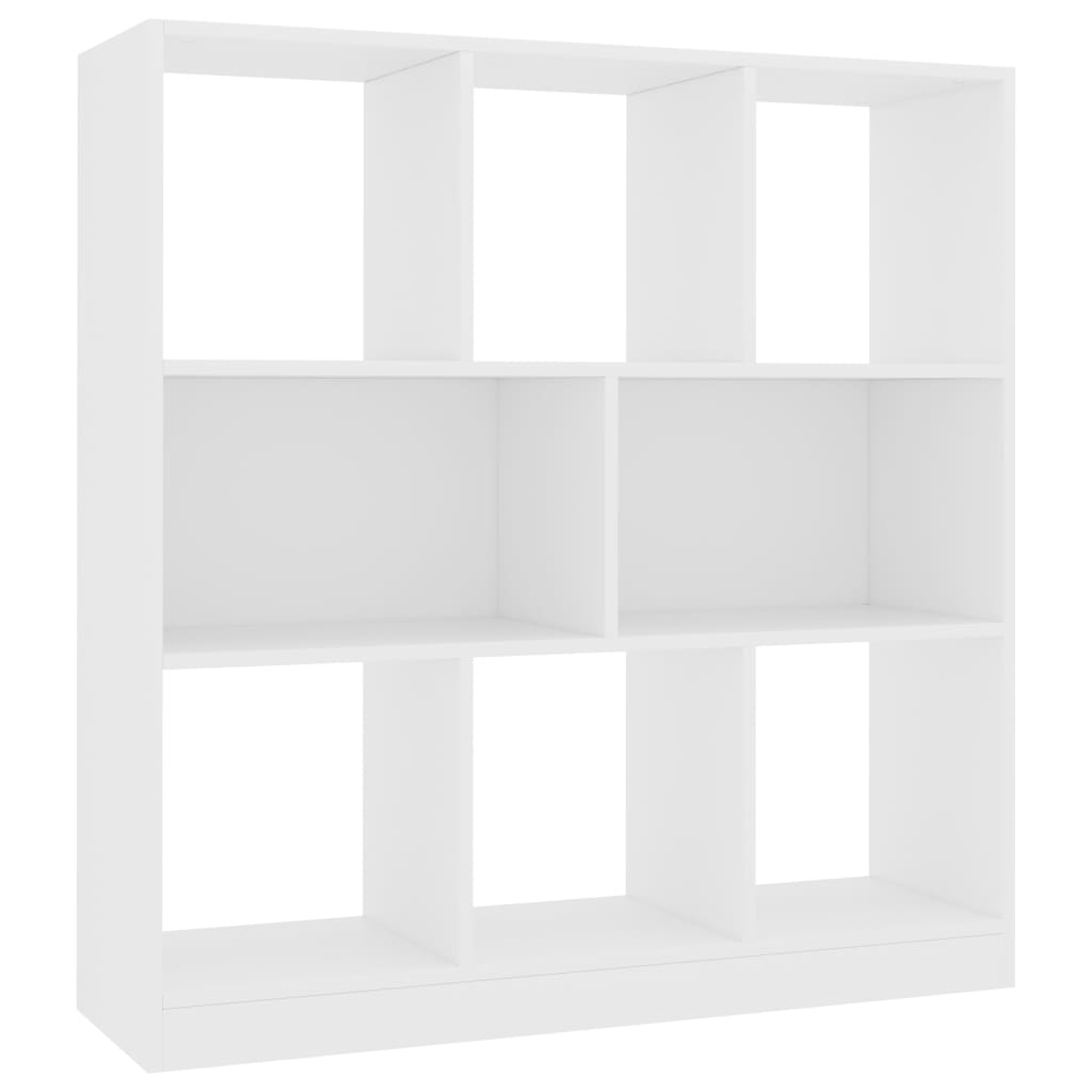 Bibliothèque Blanc 97,5x29,5x100 cm Bois d'ingénierie Bibliothèques vidaXL   