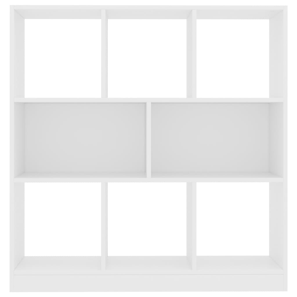 Bibliothèque Blanc 97,5x29,5x100 cm Bois d'ingénierie Bibliothèques vidaXL   
