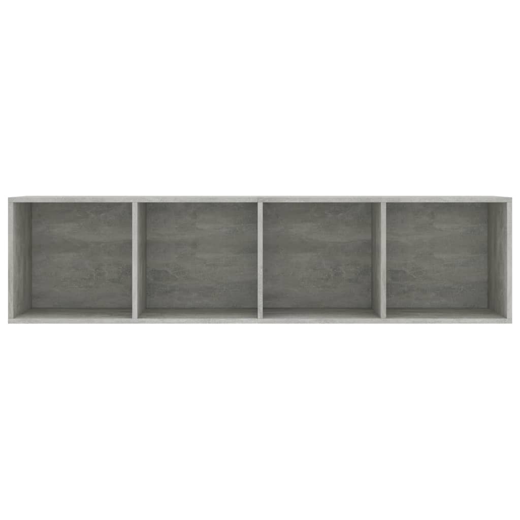 Bibliothèque/Meuble TV Gris cement 143 x 30 x 36 cm Étagères murales & corniches vidaXL   