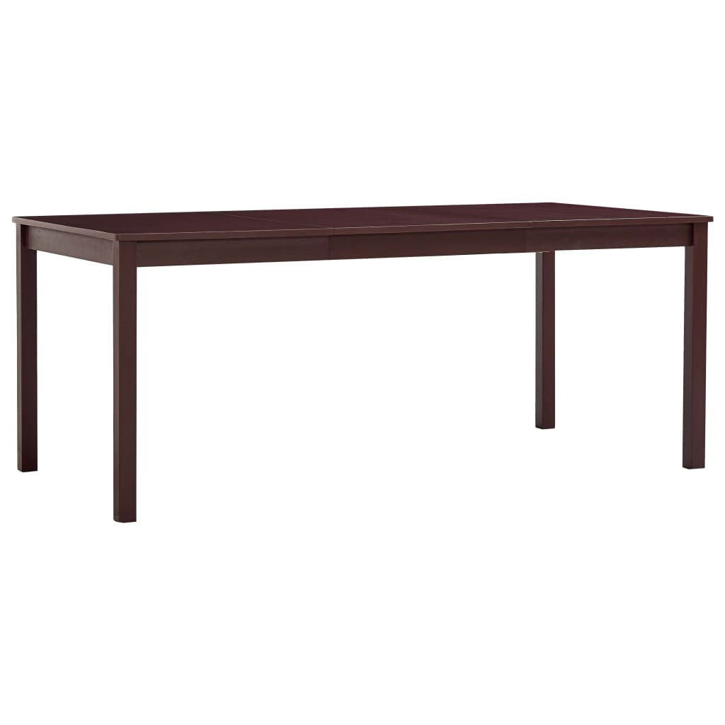 Table de salle à manger Marron foncé 180 x 90 x 73 cm Pin Tables à manger vidaXL   