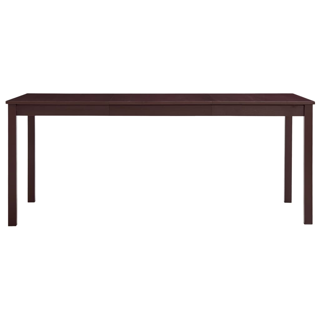Table de salle à manger Marron foncé 180 x 90 x 73 cm Pin Tables à manger vidaXL   
