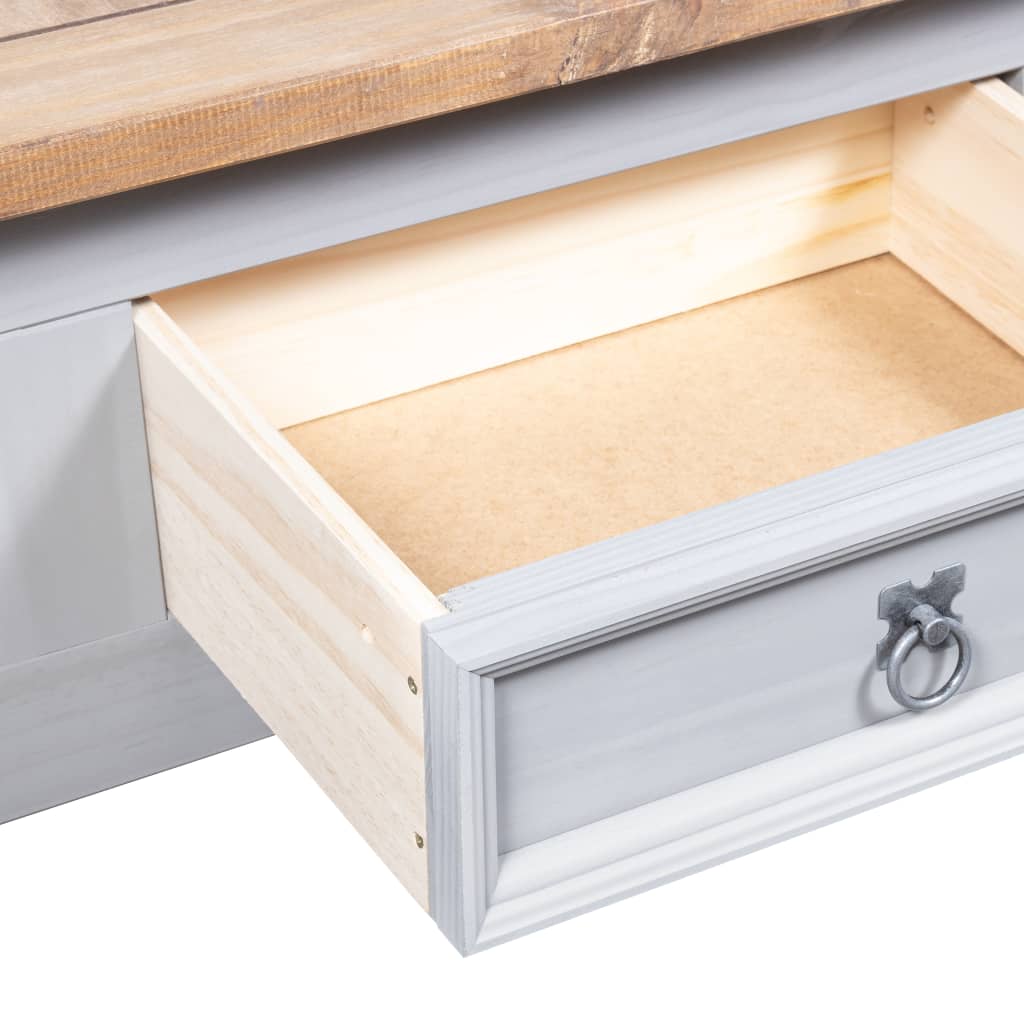 Table basse Pin mexicain Gamme Corona Gris 100x55x45 cm Tables basses vidaXL   