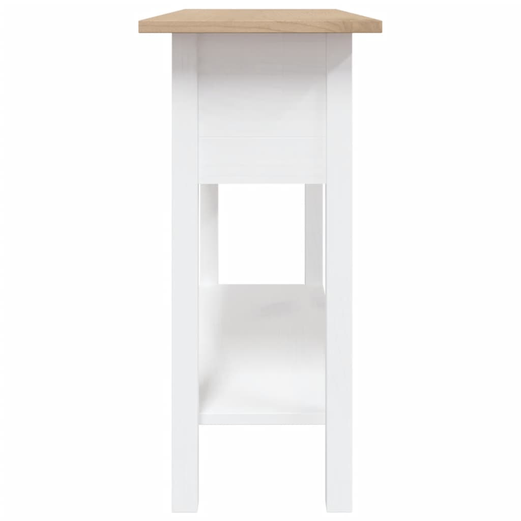 Table console Gamme Corona Pin mexicain Blanc 90x34,5x73 cm Tables d'appoint vidaXL   