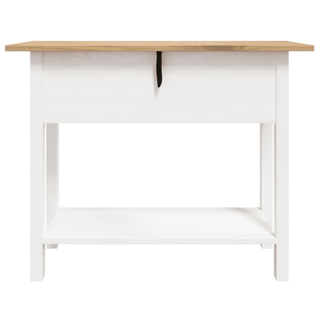 Table console Gamme Corona Pin mexicain Blanc 90x34,5x73 cm Tables d'appoint vidaXL   
