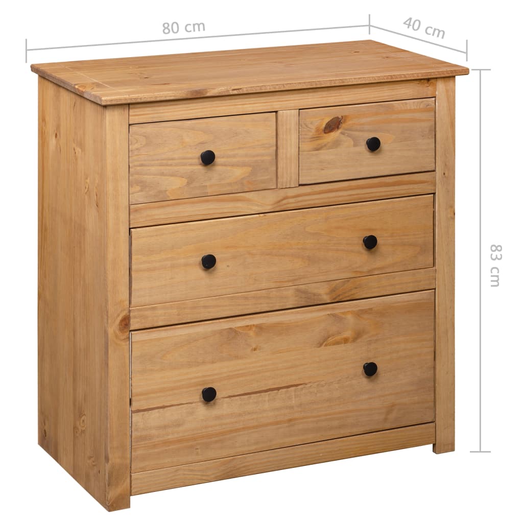 Buffet 80x40x83 cm Pin Gamme Panama Buffets & bahuts vidaXL   