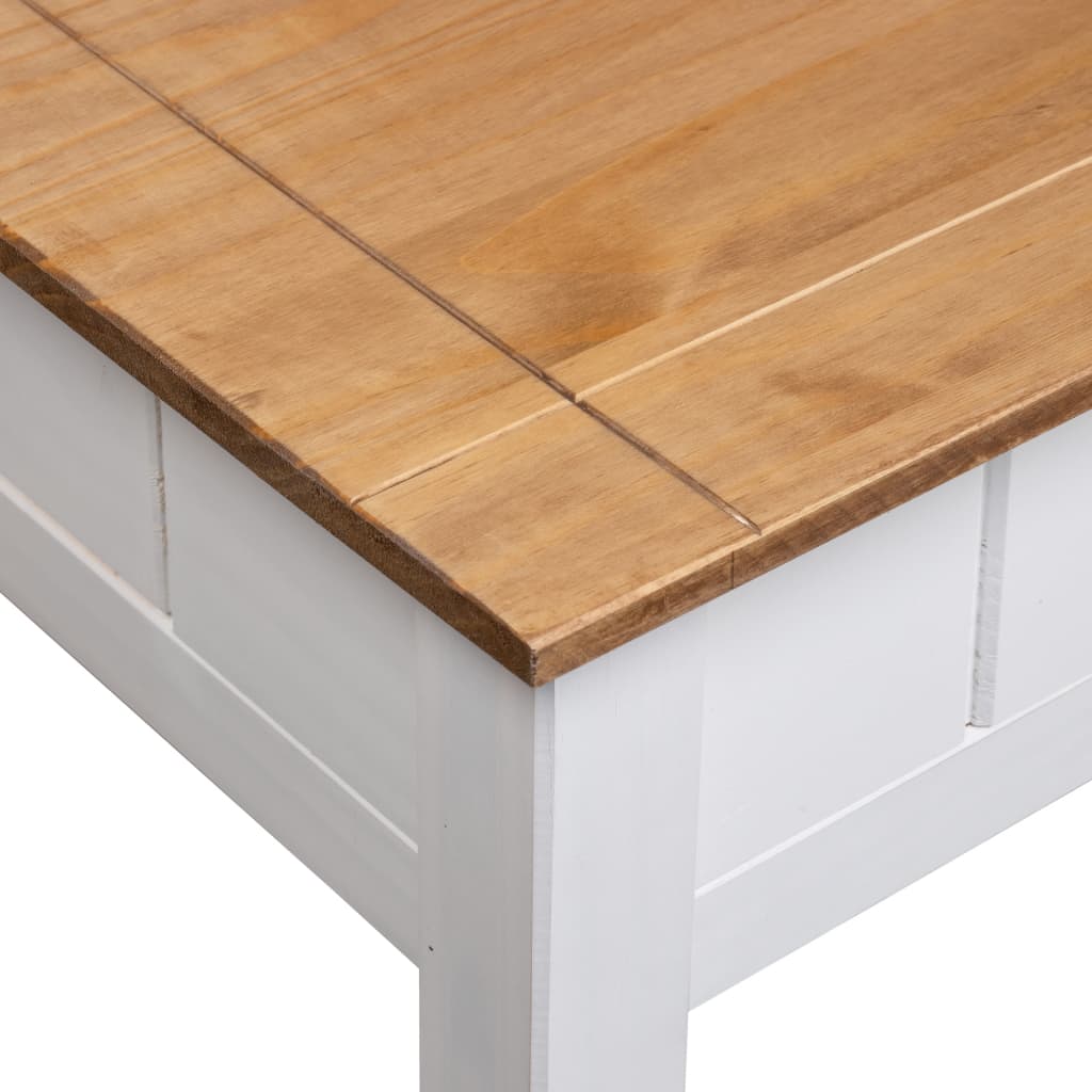 Table basse Blanc 100x60x45 cm Pin massif Assortiment Panama Tables basses vidaXL   
