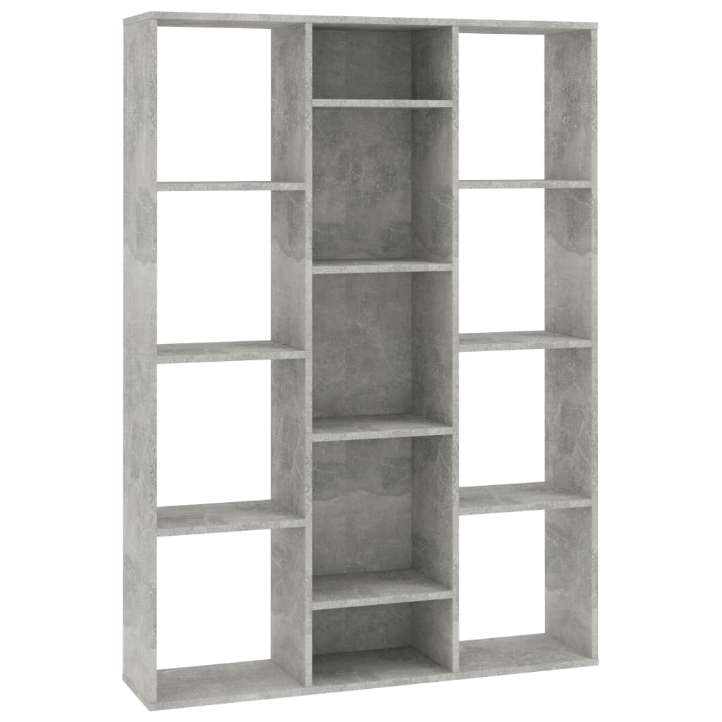 Cloison de séparation Gris béton 100x24x140 cm Aggloméré Séparateurs de pièces vidaXL   