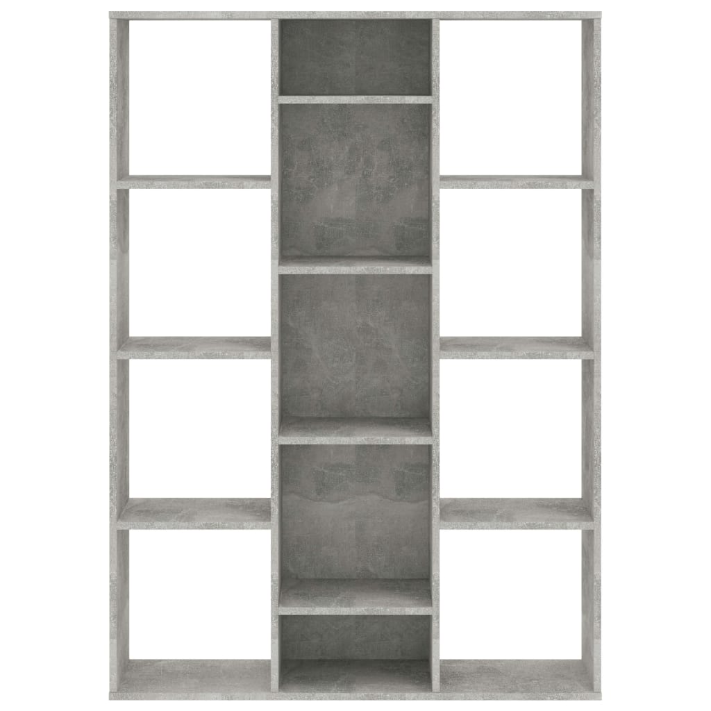 Cloison de séparation Gris béton 100x24x140 cm Aggloméré Séparateurs de pièces vidaXL   