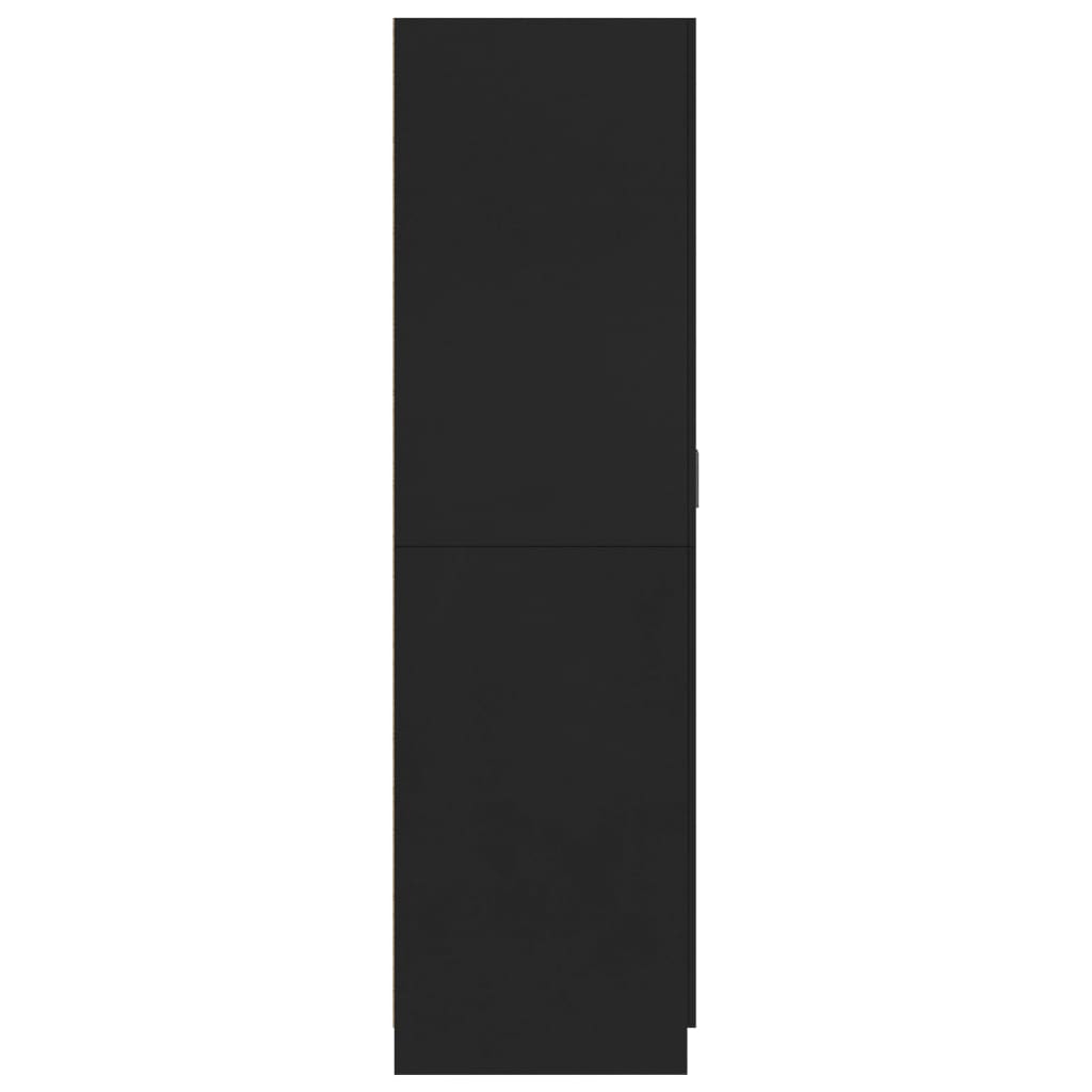 Garde-robe Noir 80x52x180 cm Aggloméré Armoires vidaXL   