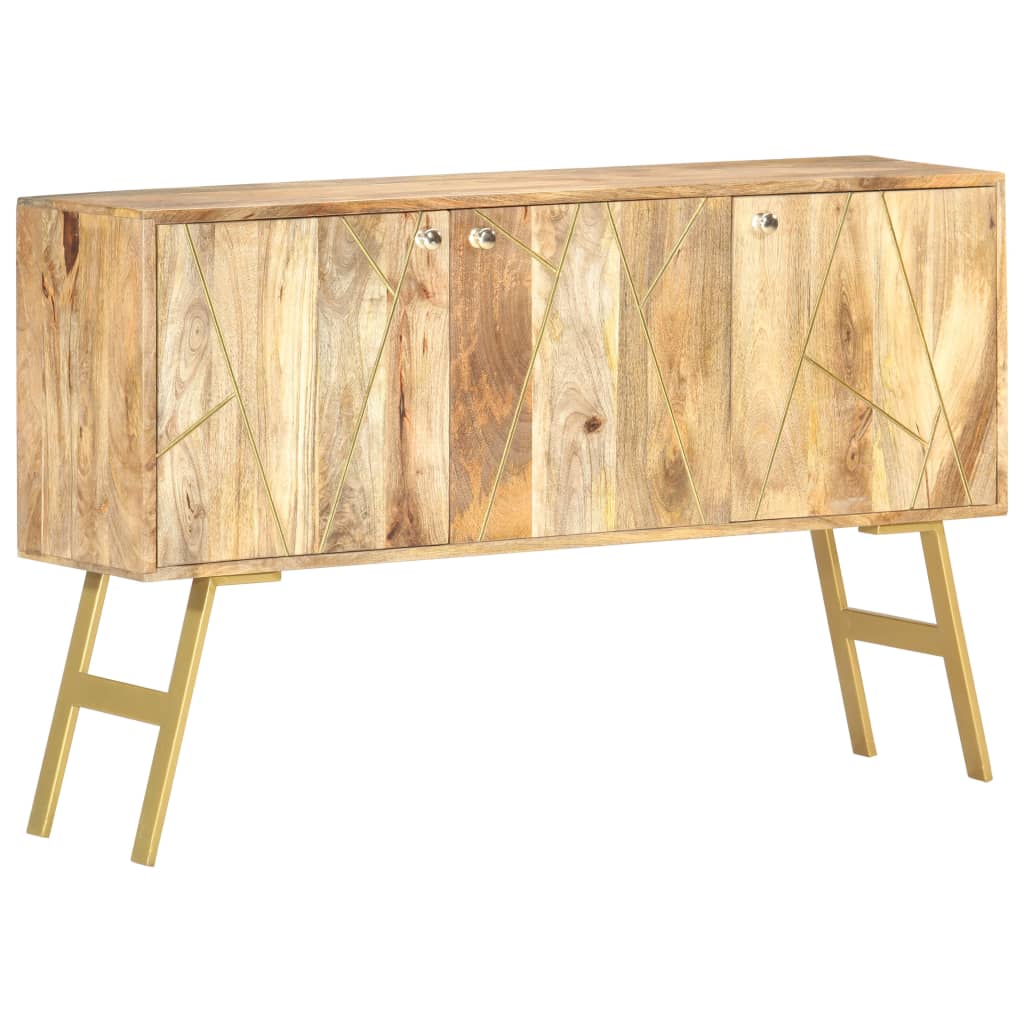 Buffet 118x30x75 cm Bois de manguier massif Buffets & bahuts vidaXL   
