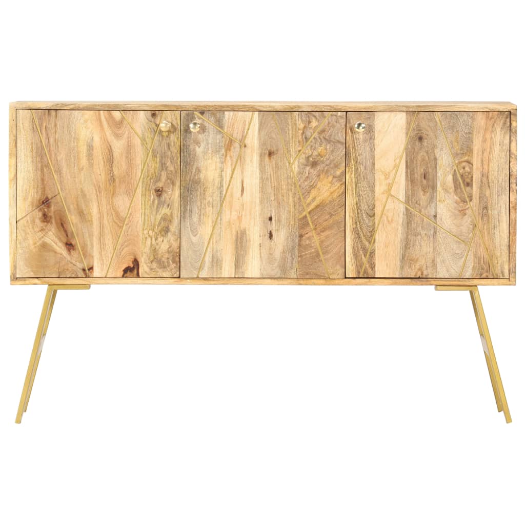 Buffet 118x30x75 cm Bois de manguier massif Buffets & bahuts vidaXL   