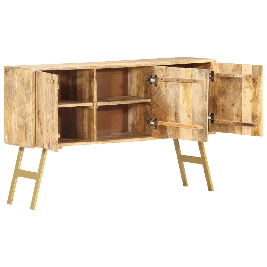 Buffet 118x30x75 cm Bois de manguier massif Buffets & bahuts vidaXL   