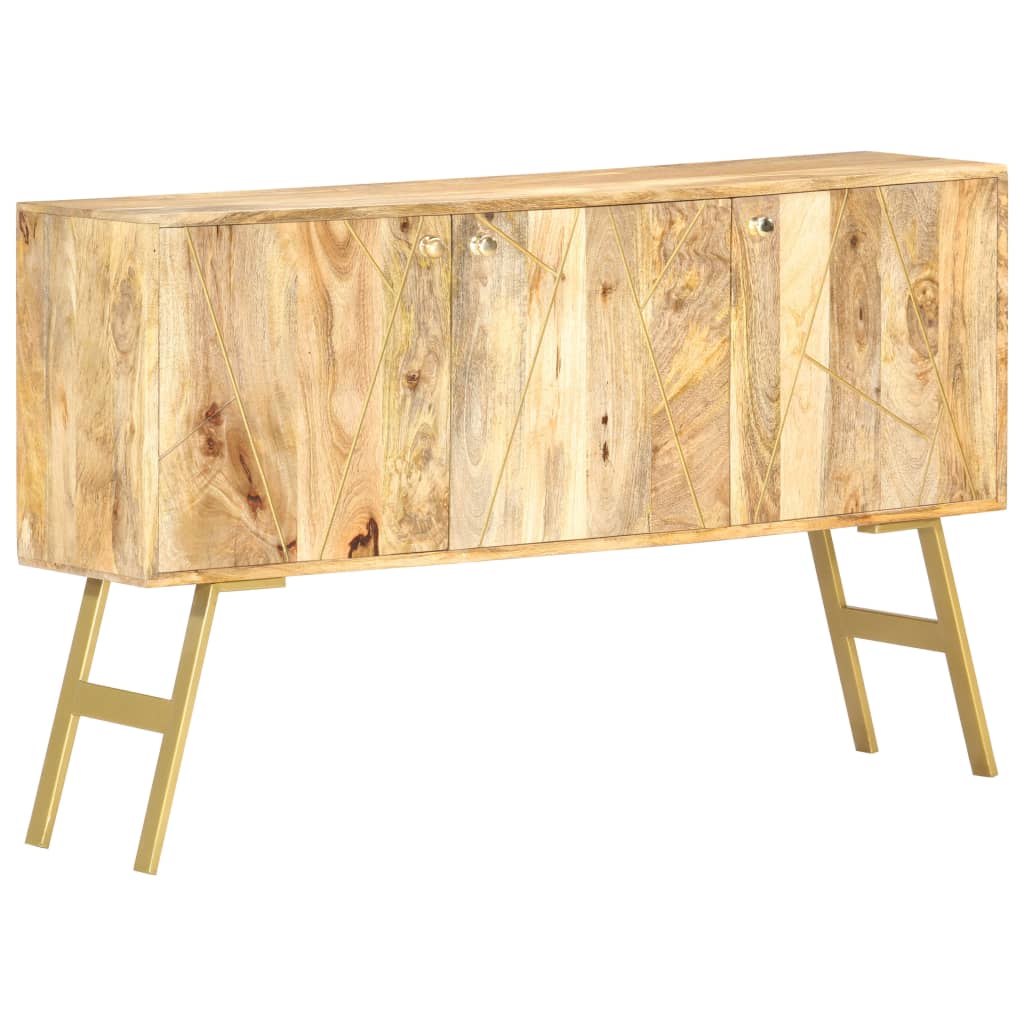 Buffet 118x30x75 cm Bois de manguier massif Buffets & bahuts vidaXL   