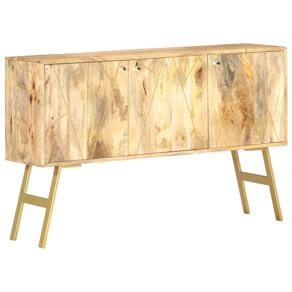 Buffet 118x30x75 cm Bois de manguier massif Buffets & bahuts vidaXL   