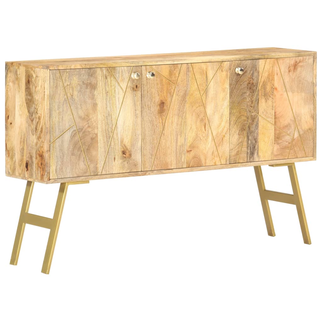 Buffet 118x30x75 cm Bois de manguier massif Buffets & bahuts vidaXL   