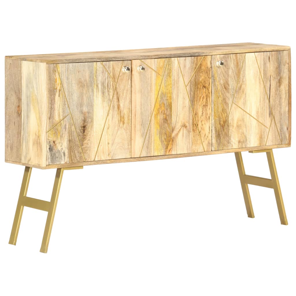 Buffet 118x30x75 cm Bois de manguier massif Buffets & bahuts vidaXL   