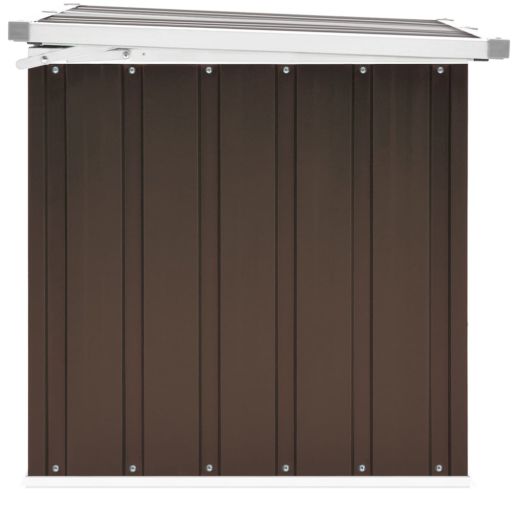 Boîte de rangement de jardin Marron 109x67x65 cm Coffres de jardin vidaXL   