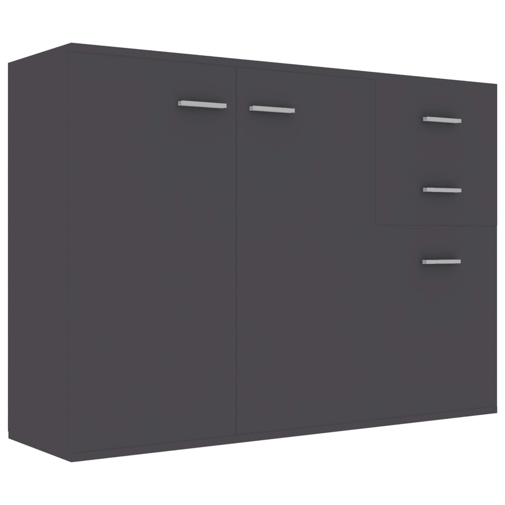 Buffet Gris 105x30x75 cm Aggloméré Buffets & bahuts vidaXL   