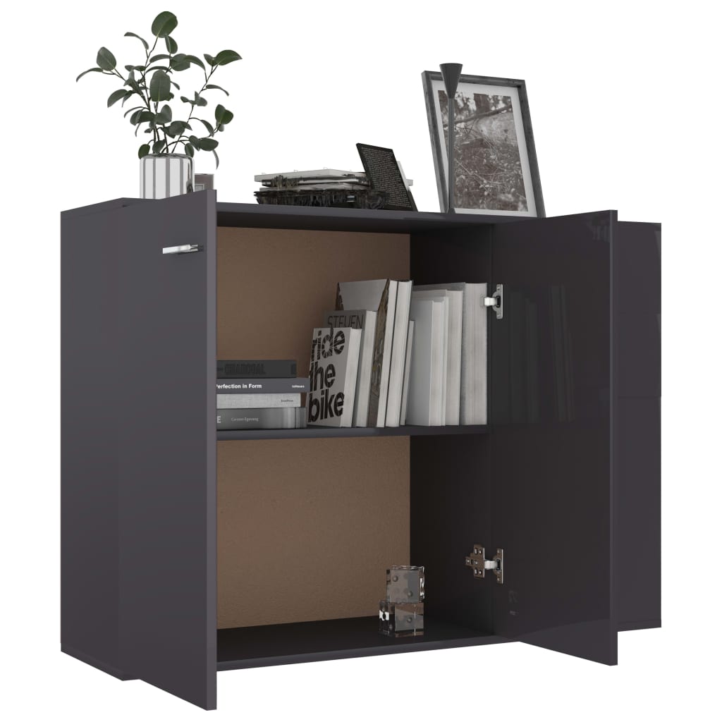 Buffet Gris 105x30x75 cm Aggloméré Buffets & bahuts vidaXL   