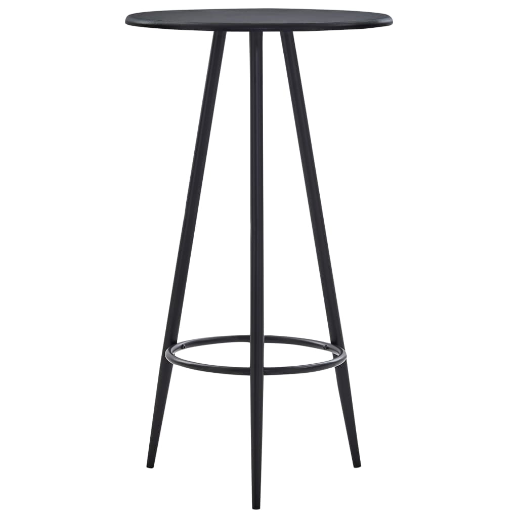 Ensemble de bar 5 pcs Tissu Gris foncé Meubles de salle à manger vidaXL   