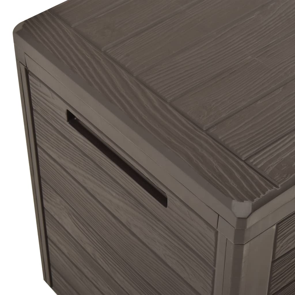 Boîte de rangement de jardin Marron 116x44x55 cm Coffres de jardin vidaXL   