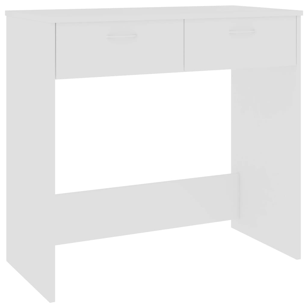 Bureau Blanc 80x40x75 cm Bois d'ingénierie Bureaux vidaXL   