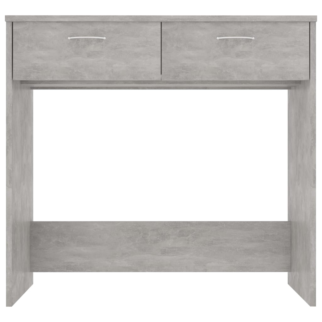 Bureau Gris béton 80x40x75 cm Aggloméré Bureaux vidaXL   