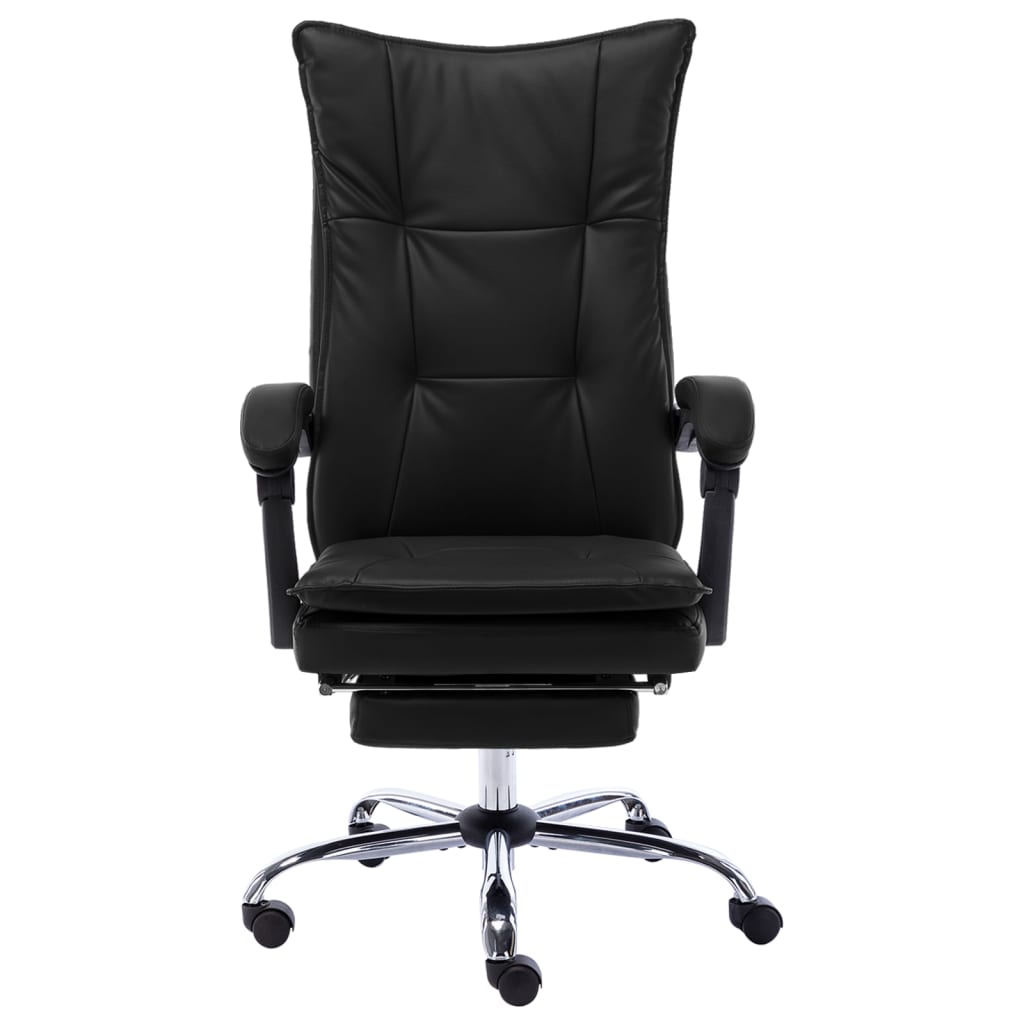 Chaise de bureau Noir Similicuir Chaises de bureau vidaXL   