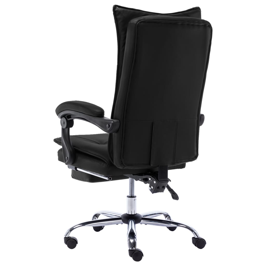 Chaise de bureau Noir Similicuir Chaises de bureau vidaXL   
