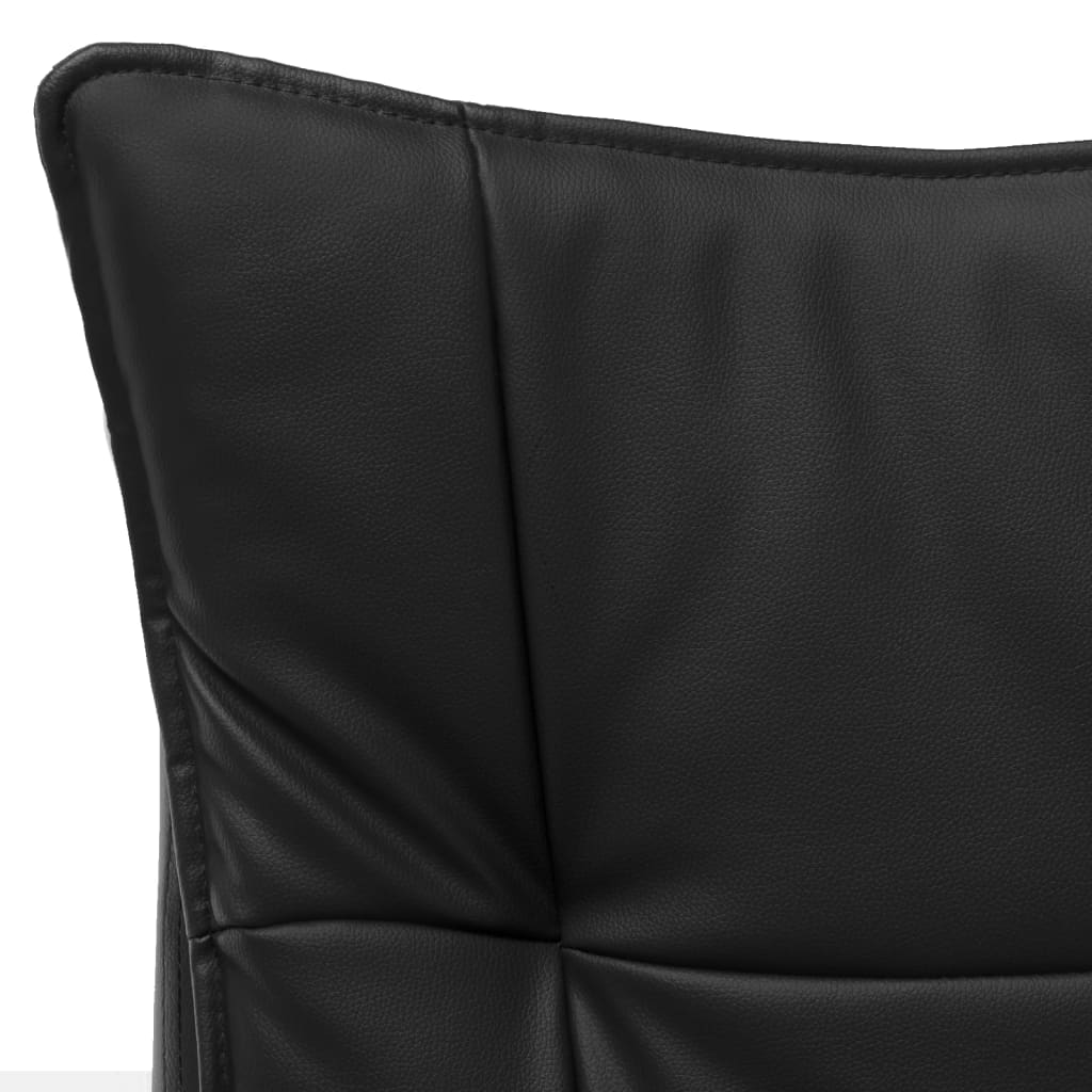 Chaise de bureau Noir Similicuir Chaises de bureau vidaXL   