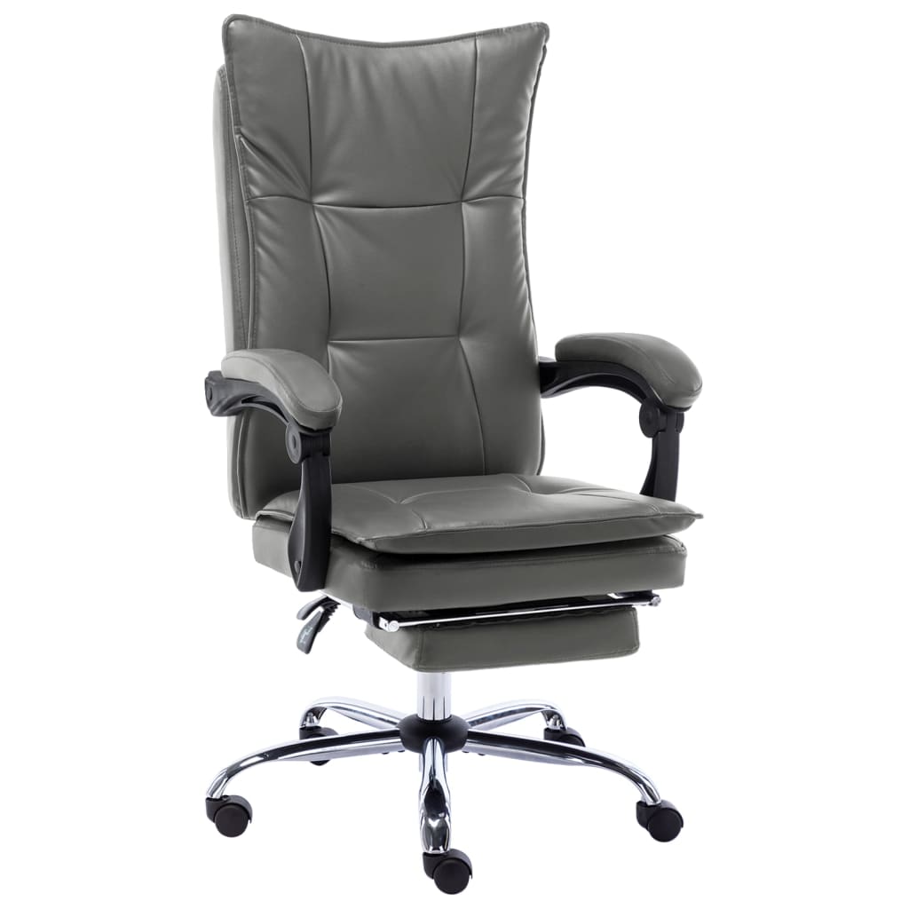Chaise de bureau Anthracite Similicuir Chaises de bureau vidaXL   